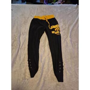 XS PINK Iowa Hawkeyes sweater pants